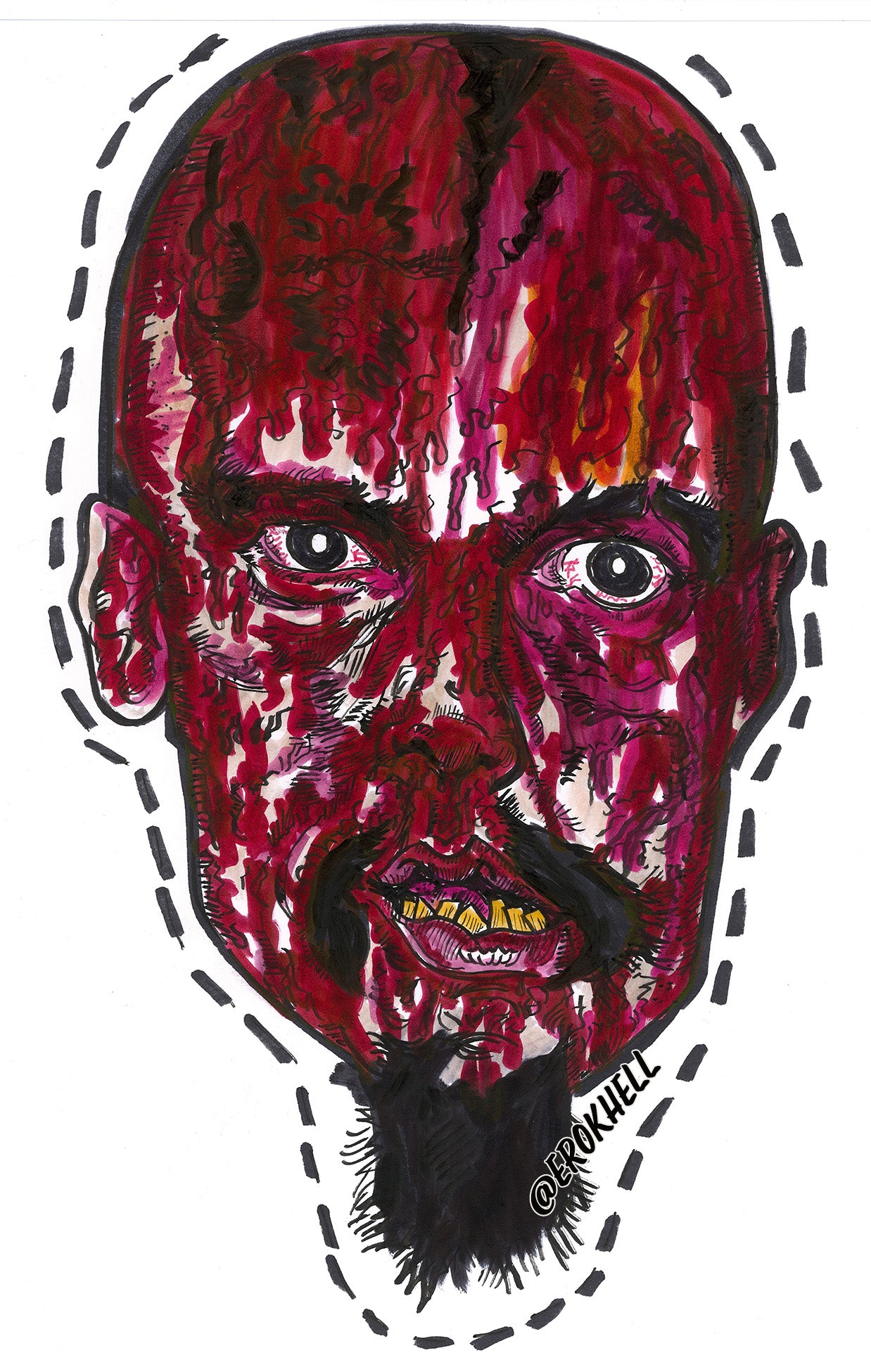 GG Allin Halloween Mask