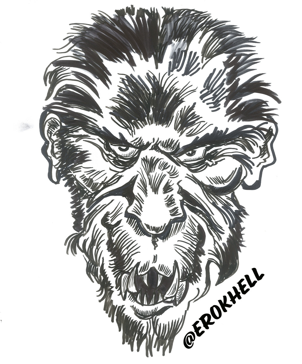 Werewolf Halloween Decoration